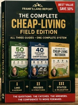 The Complete Cheap-Living Field Edition — all three guides in one edition