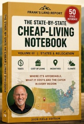 The State-by-State Cheap-Living Notebook — book cover